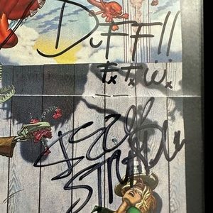 Guns N Roses autographed Appetite For Destruction cd booklet